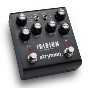 strymon iridium amp and ir cab simulator guitar pedal for electric and acoustic guitar, synths and keyboards​​