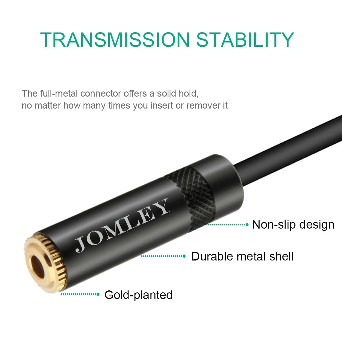 COLICOLY XLR to 3.5mm Adapter, Balanced 3.5mm Female to XLR Male Stereo Audio Adapter, 1/8 inch Mini Jack Female to XLR Male Adapter Cable - 1ft