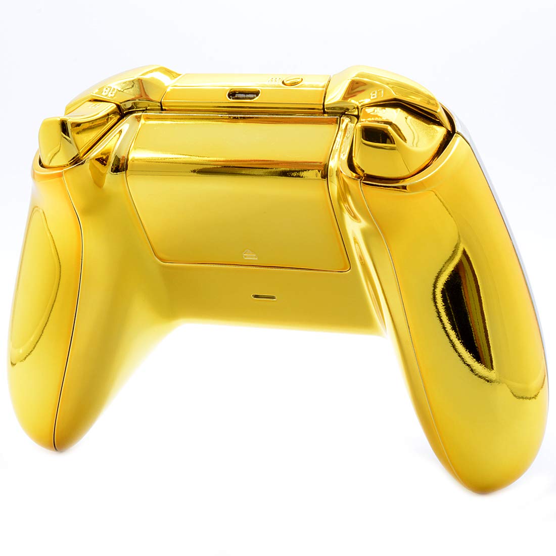 MODDEDZONE Rapid Fire Custom Standard Modded Controller compatible with Xbox One S/X 40 Mods for All Major Shooter Games (3.5 mm jack) (Gold Thunder)