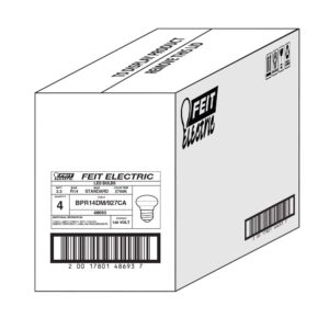 Feit Electric BPR14DM/927CA/4 40W EQ DM R14 LED Light Bulbs, 4 Bulbs