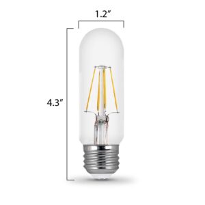 Feit Electric BPT1040/927CA/RP/6,40W EQ DM T10 LED Light Bulbs, 6 Bulbs