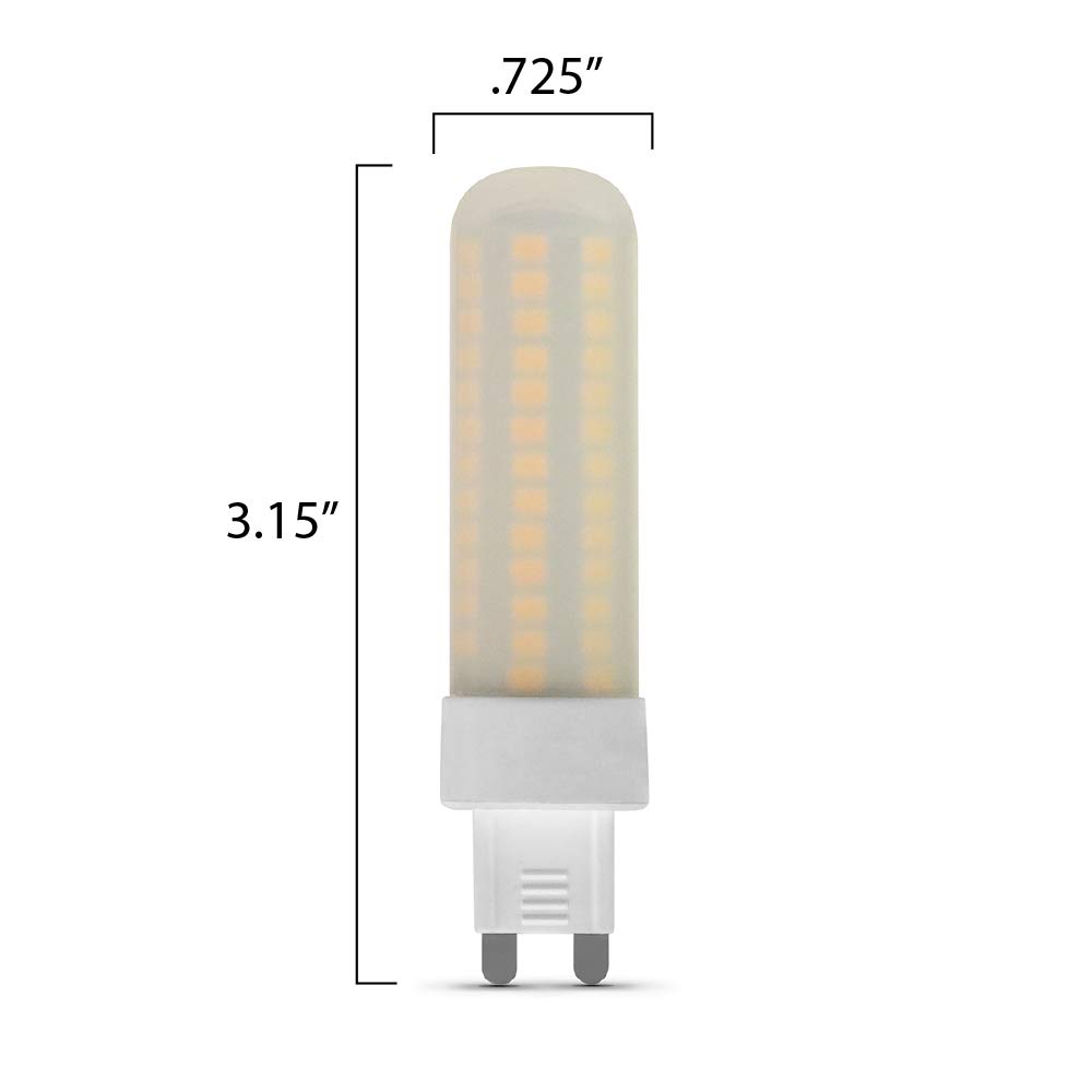 Feit Electric BP60G9/830/LED 60W EQ DM T4 LED Light Bulb