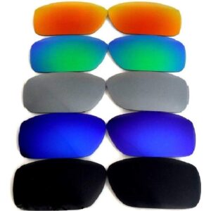 Galaxy Replacement lenses For Oakley Fuel Cell Polarized Black/Blue/Green/Titanium/Red 100% UVAB