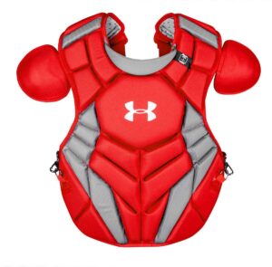 under armour uacpcc4-apsc ua pro4 / chest protector / adult / 16.5" meets nocsae chest protector standard (nd200) sc