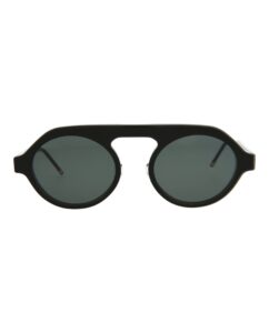 thom browne tbs413-52-01 sunglasses tokyo tortoise w/ dark brown - gold flash mirror - ar 52mm