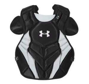 under armour uacpcc4-srvsbk ua victory series 4 / chest protector/senior/ages 12-16/14.5" meets nocsae chest protector standard (nd200) bk