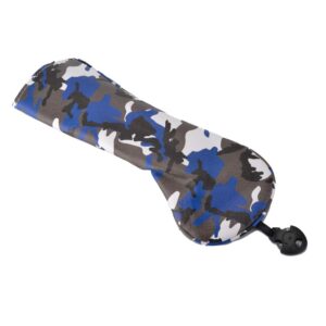 GOOACTION Camo Golf Club 3 5 Fairway Wood Headcover Synthetic Leather Camouflage Print Blue Creative Headcover Protector