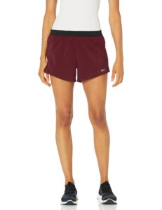 reebok running 4 in short, maroon, m