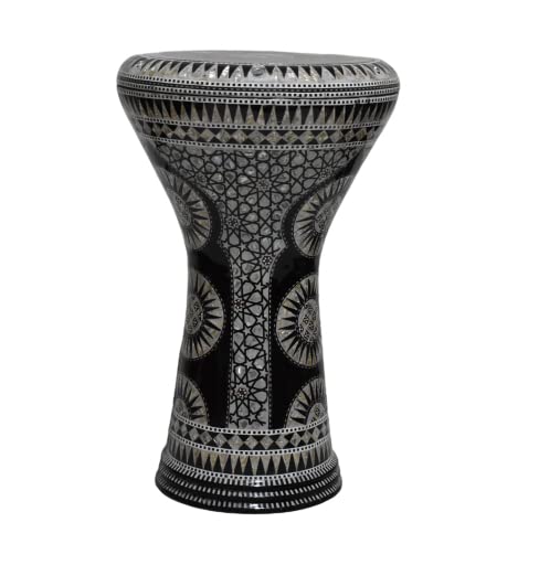 17 inches Drum Darbuka tabla doumbek mother of pearl Gawharet El Fan musical instrument Egyptian handmade