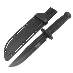 defender-xtreme 13" tactical hunting knife abs handle 3cr13 stainless steel black