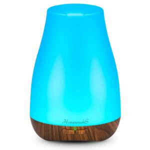 aromatherapy essential oil diffuser for room: air humidifier aroma scent cool mist diffuser colorful light cute mini small waterless auto off ultrasonic diffusers for home bedroom