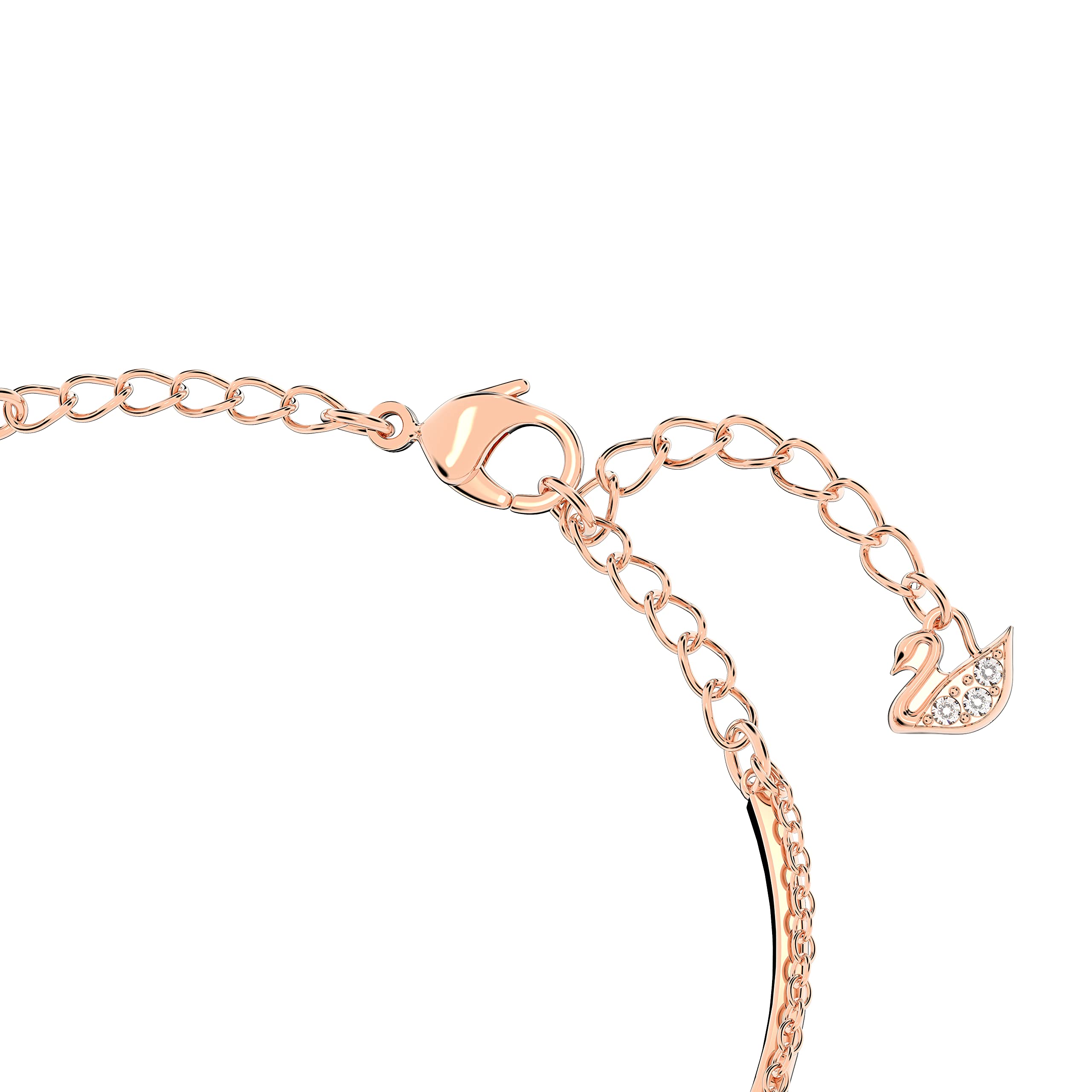 SWAROVSKI Infinity Twist Jewelry Collection, Bracelets & Necklaces, Rhodium & Rose Gold Tone Finish, Clear Crystals