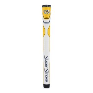 superstroke nhl traxion tour golf club grip, nashville predators (standard) | officially licensed through team golf | improves feedback and tackiness | reduces taper to minimize grip pressure