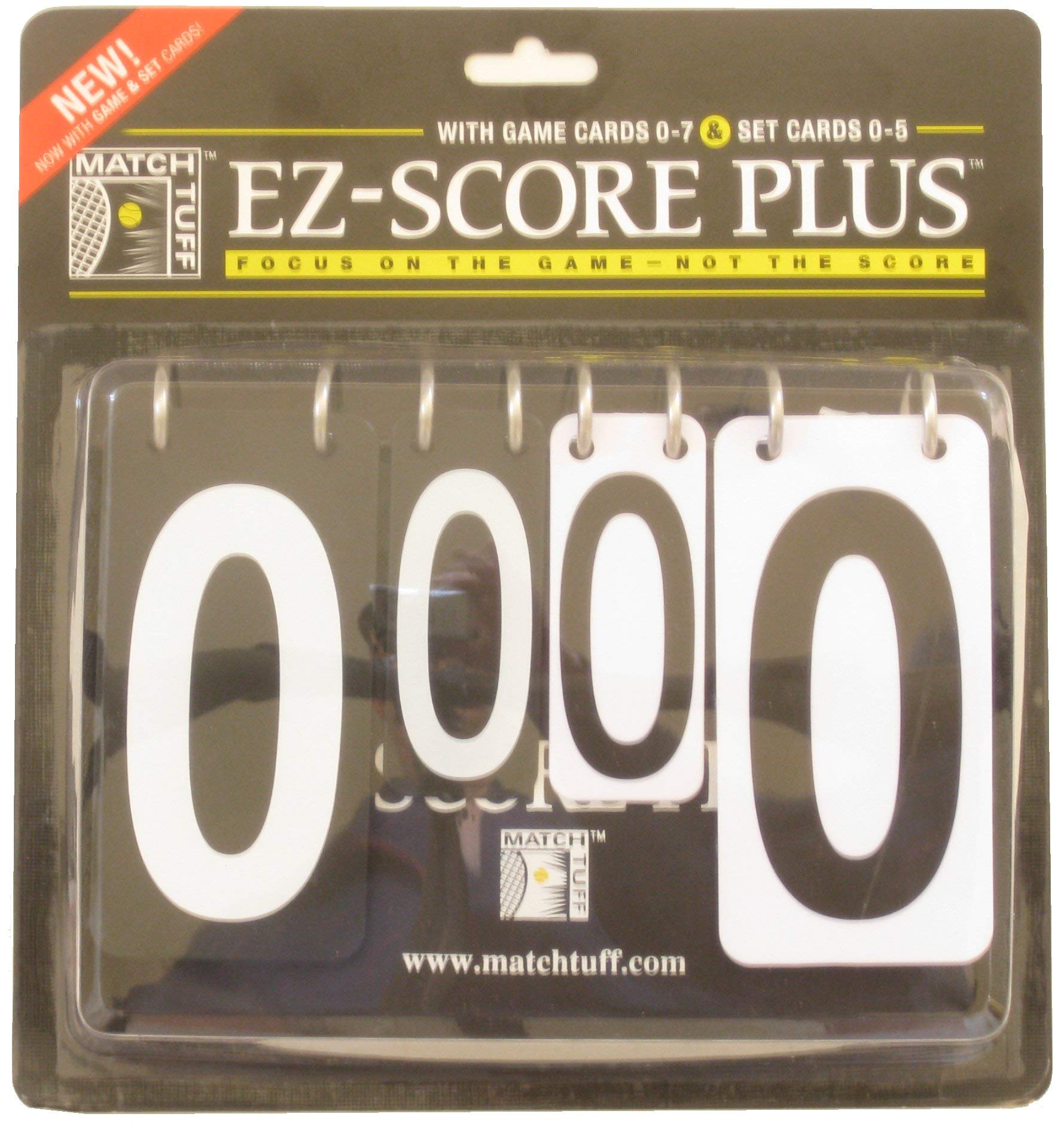 Match Tuff EZ Score Plus Over The Net Tennis Score Keeper - Number of Games and Number of Sets