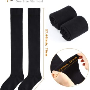 SATINIOR 1 Pair Non Slip Over Knee Socks Thigh High Socks Long Boot Stocking, 27.6 inch/ 70 cm