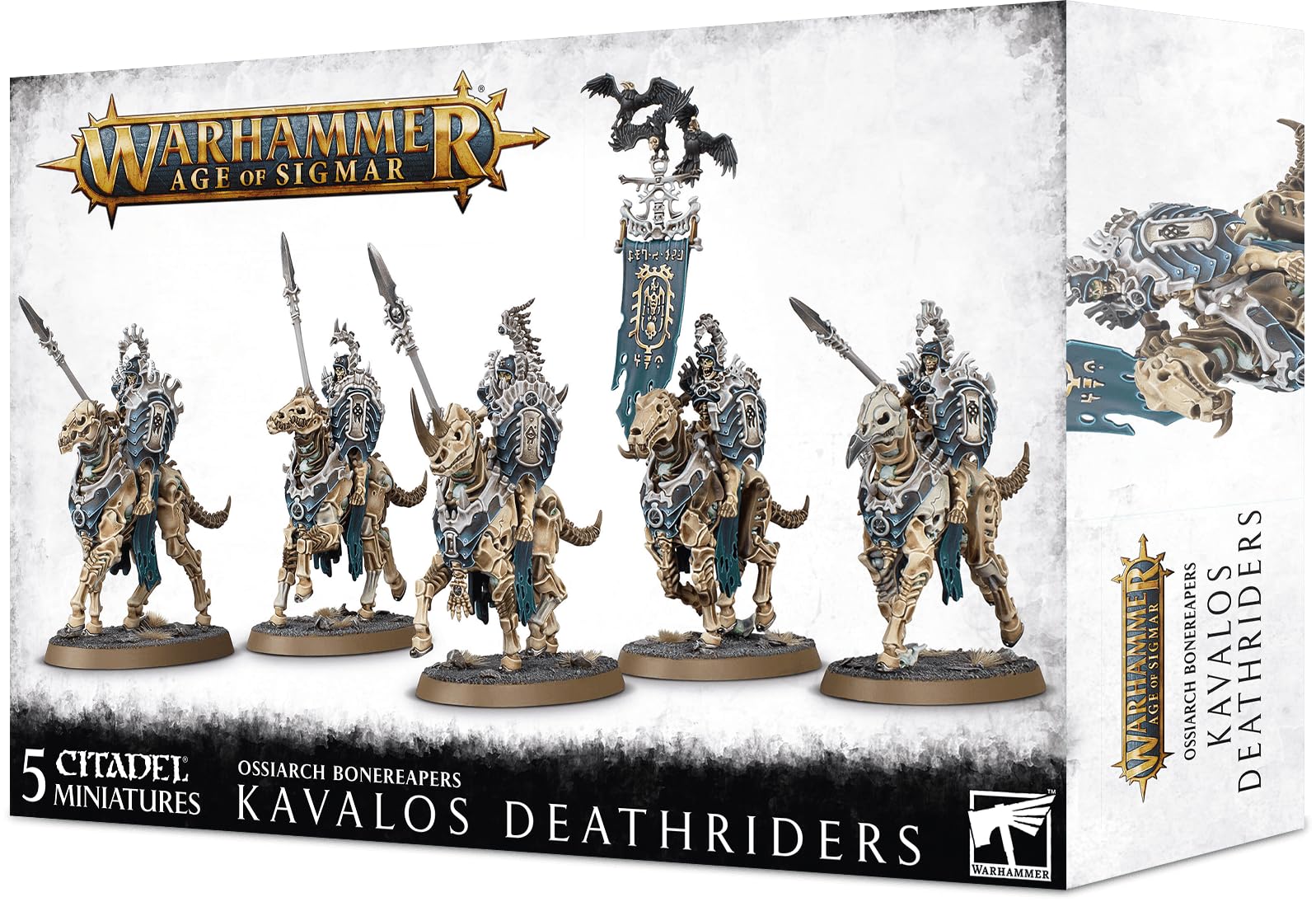 Games Workshop - Warhammer Age of Sigmar - Ossiarch Bonereapers Kavalos Deathriders