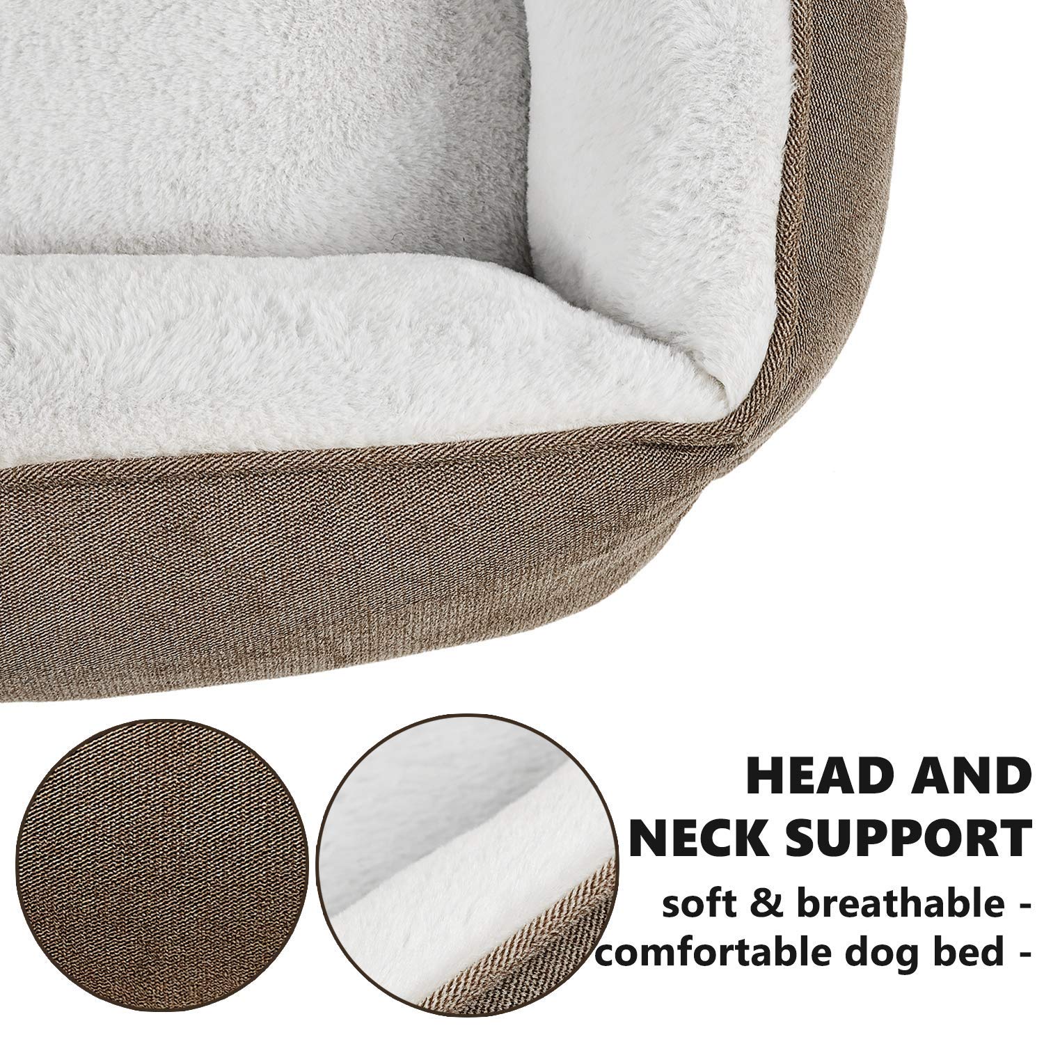 ANWA Washable Dog Bed Large Dogs, Dog Sleeping Bed, Comfortable Dog Bed Large Dogs