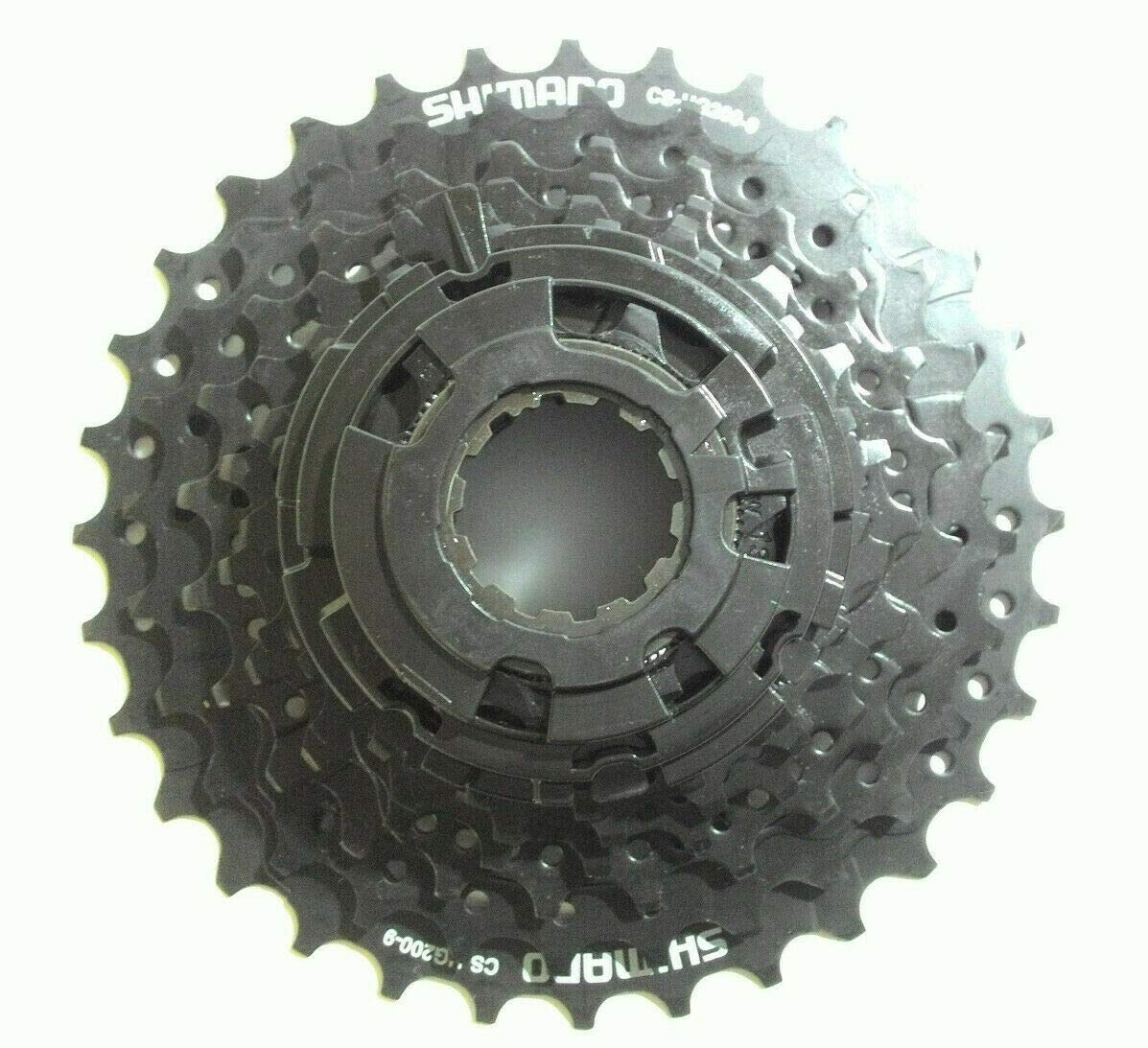 JKSPORTS ShimanoAlivio CS-HG200 9-Speed Mountain Bike Cassette CS-HG200 Road MTB Mountain Bike Cassette Sprocket 9Speed 11-34T Cassette (11-34T)