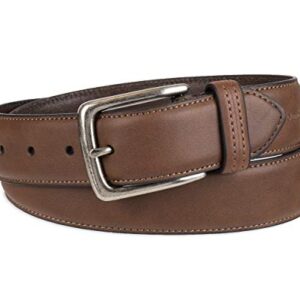 Columbia Men's Trinity Logo Belt-Casual Dress with Single Prong Buckle for Jeans Khakis