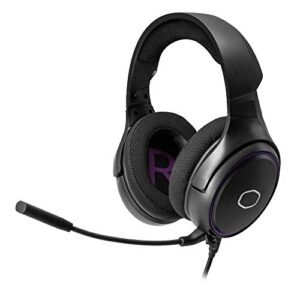 cooler master mh630 gaming headset with hi-fi sound, omnidirectional boom mic, durable aluminum frame, detachable omni-directional boom mic, pc/console/mobile connectivity (mh-630)