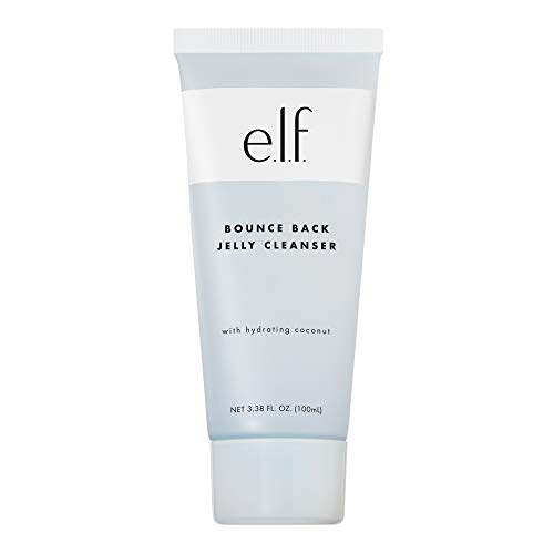 e.l.f. Bounce Back Jelly Cleanser Gentle Face Wash, Cucumber, 3.38 Fl Oz