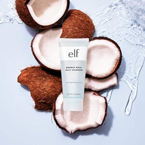 e.l.f. Bounce Back Jelly Cleanser Gentle Face Wash, Cucumber, 3.38 Fl Oz