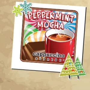 Cappuccino Supreme Peppermint Mocha Instant Cappuccino Mix 6 x 2 lbs