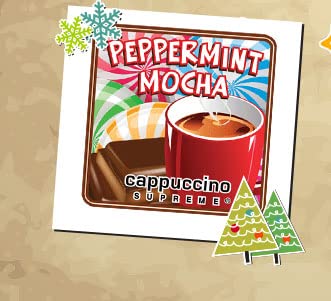 Cappuccino Supreme Peppermint Mocha Instant Cappuccino Mix 6 x 2 lbs