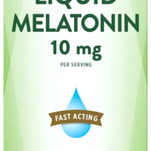 Liquid Melatonin Drops | 10 mg | 2 Fl oz Maximum Strength for Adults | Berry Flavor | Vegetarian, Non-GMO, Gluten Free | by Nature's Truth