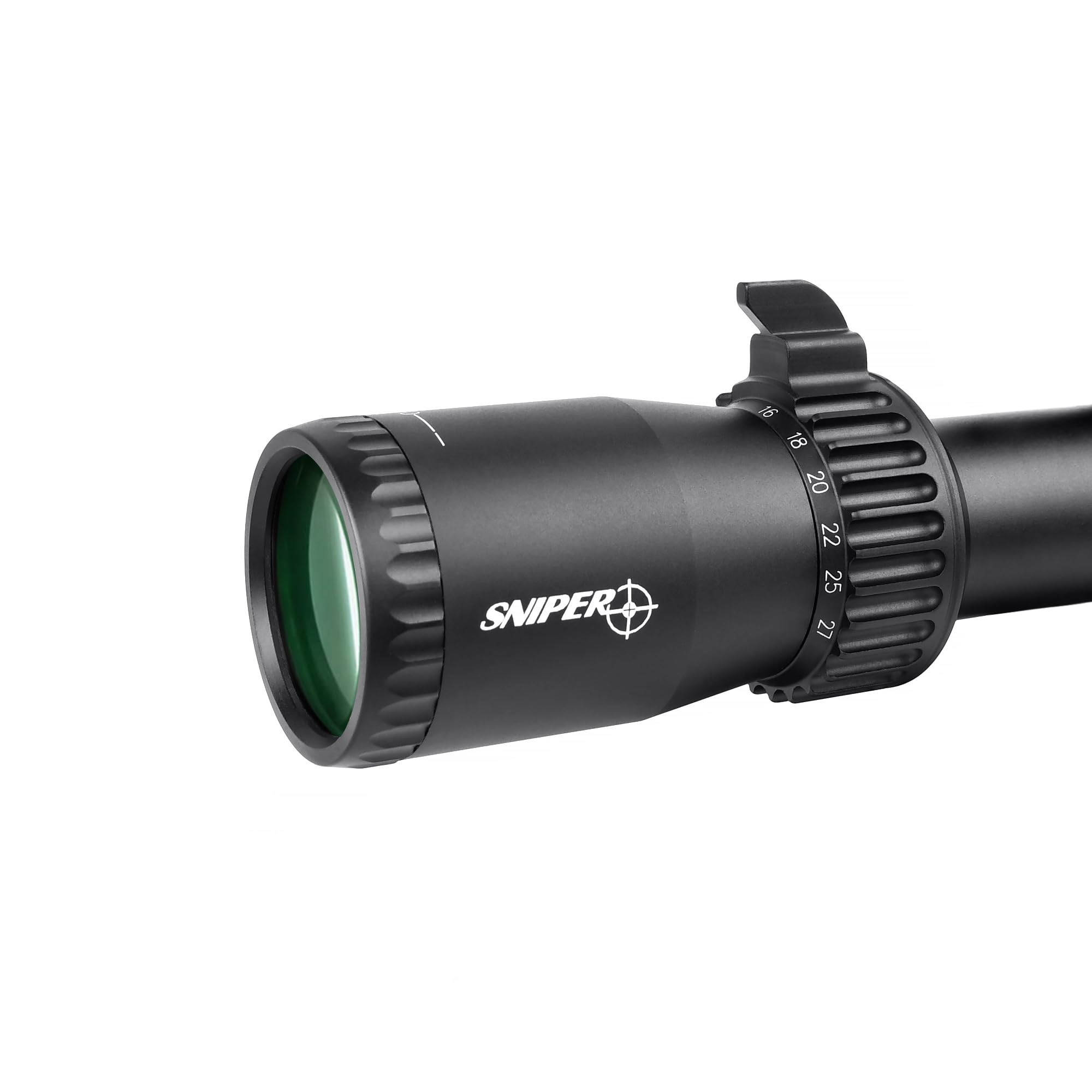 Sniper ZT5-27x50 FFP Scope Side Parallax Adjustment Glass Etched Reticle Red Green Illuminated with Scope Mount