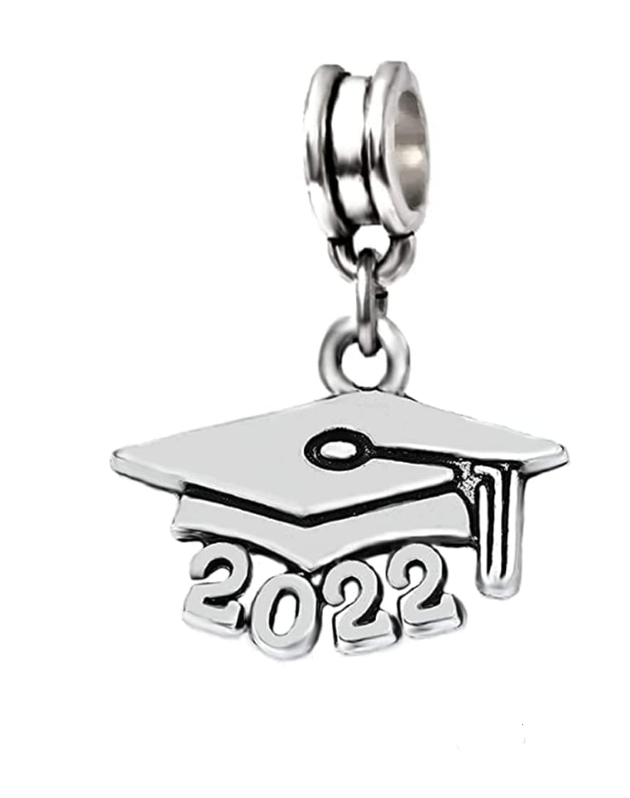 Dangle Graduation Cap Charm Bead