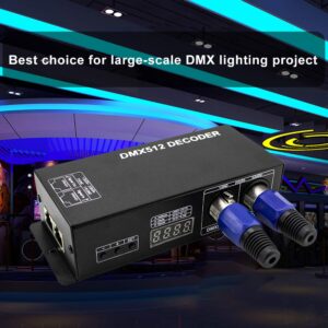 High Power Dmx Led Decoder Controller Led DMX 512 Dimmer Driver DC12V-24V for led rgb strip or lights (3 Channel(with digital display))