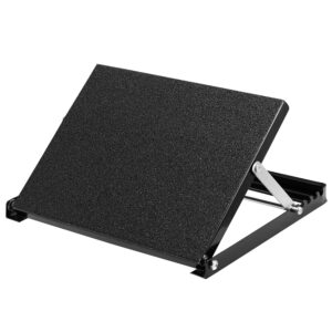 wl professional steel calf stretcher, adjustable ankle incline board and stretch board, slant board with full non-slip surface, 16" x 14", 4 positions (500 lb capacity)