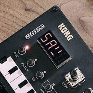 Korg Nu:tekt NTS-1 Programmable Synthesizer Kit Bundle with MIDI Cable and Austin Bazaar Polishing Cloth