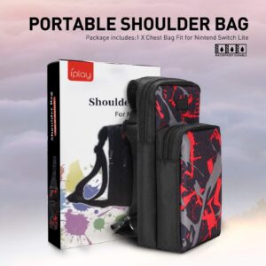 Should Bag Carry Back Pack Case for Nintendo for Switch Accessories Storage, Crossbody Bag Backpack for Travel Carrying