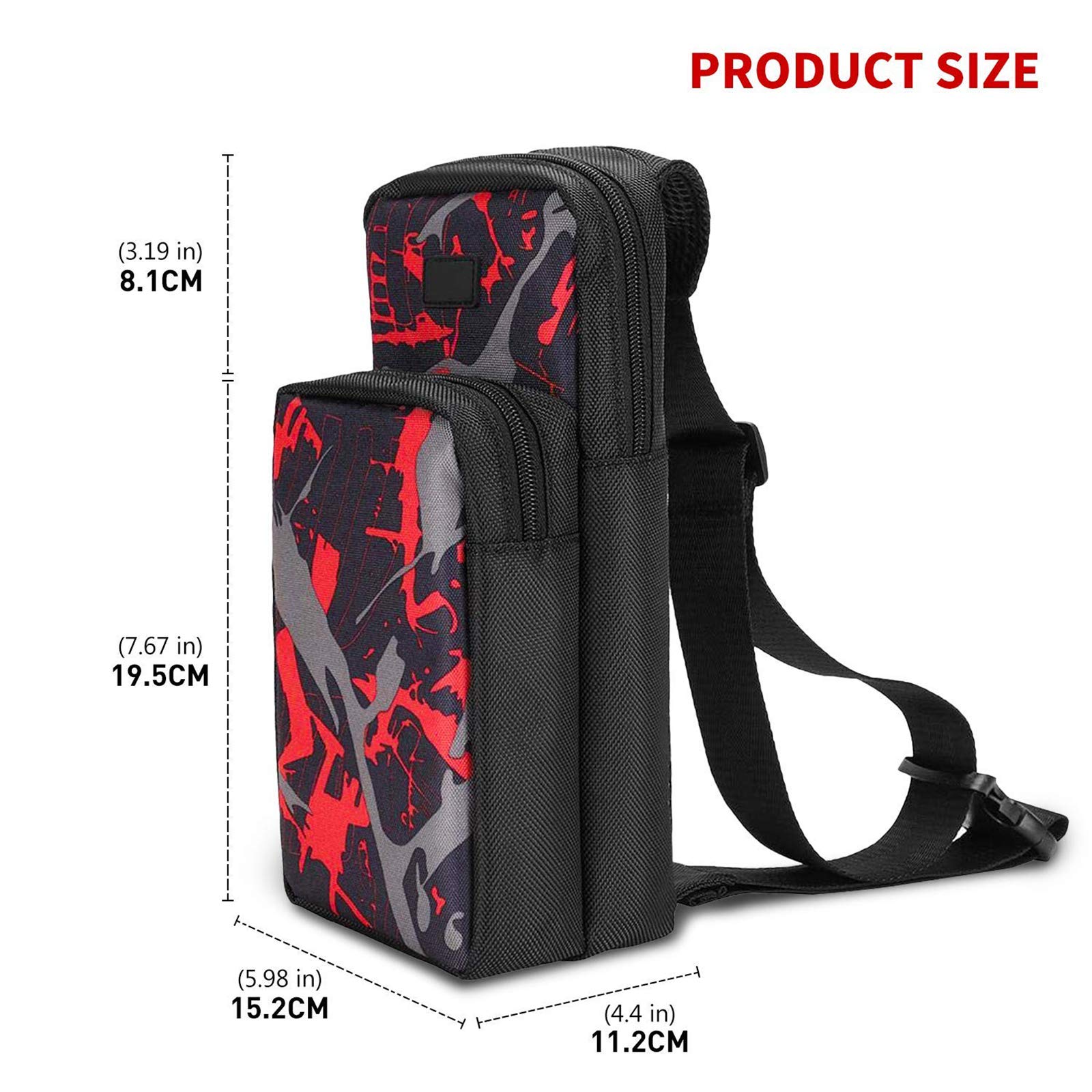 Should Bag Carry Back Pack Case for Nintendo for Switch Accessories Storage, Crossbody Bag Backpack for Travel Carrying