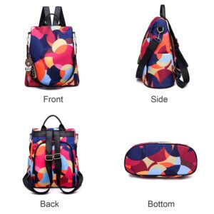 Freie Liebe Anti-theft Backpack Nylon BackPacks Handbags for Women Travel Rucksack Lightweight Shoulder Bags