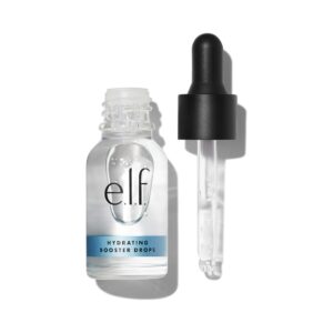 e.l.f., Hydrating Booster Drops, Lightweight, Concentrated, Long Lasting, Moisturizes, Plumps, Nourishes, Infused with Vitamin E, 0.51 Fl Oz