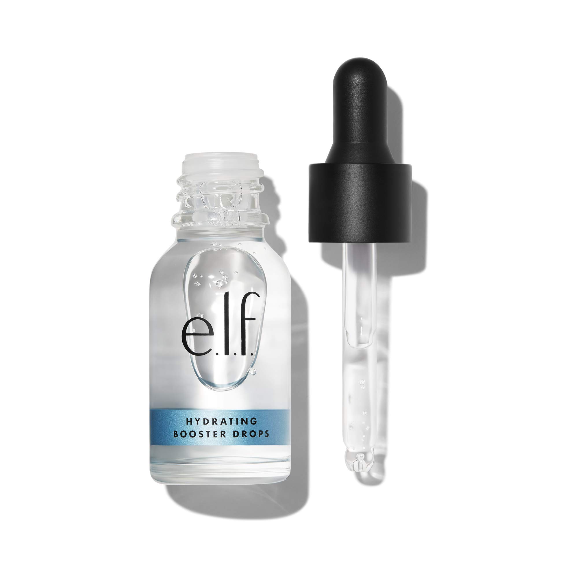 e.l.f., Hydrating Booster Drops, Lightweight, Concentrated, Long Lasting, Moisturizes, Plumps, Nourishes, Infused with Vitamin E, 0.51 Fl Oz