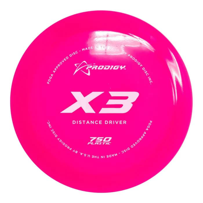 Prodigy Disc 750 X3 | Fast Disc Golf Driver | Overstable Flight for Long Drives | Very Durable 750 Plastic | Alternative to Innova Destroyer Disc Golf Driver | Colors May Vary