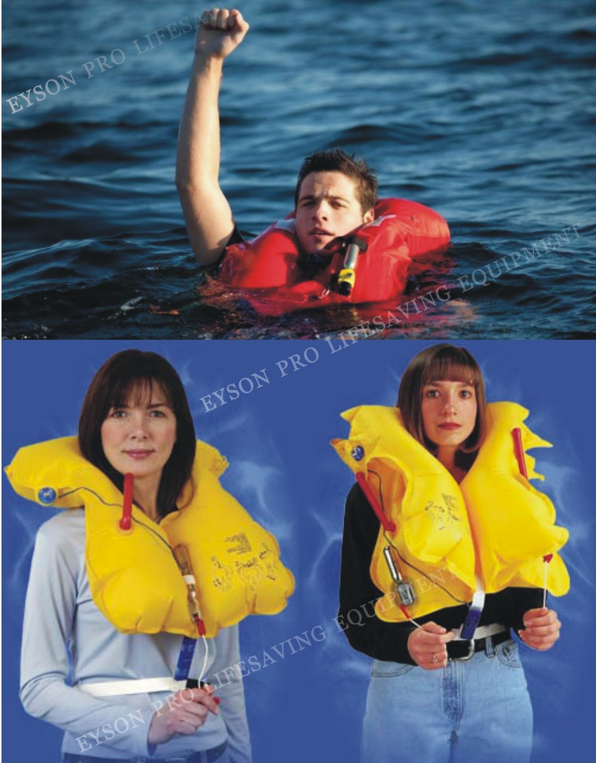 Top Safety Adult Life Jacket with Whistle - Manual Version Inflatable Lifejacket Life Vest Preserver PFD for Boating Fishing Sailing Kayaking Surfing Paddling Swimming - Adjustable Life Saving Vest