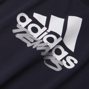 adidas mens Tennis Graphic Logo T-Shirt Ink X-Small