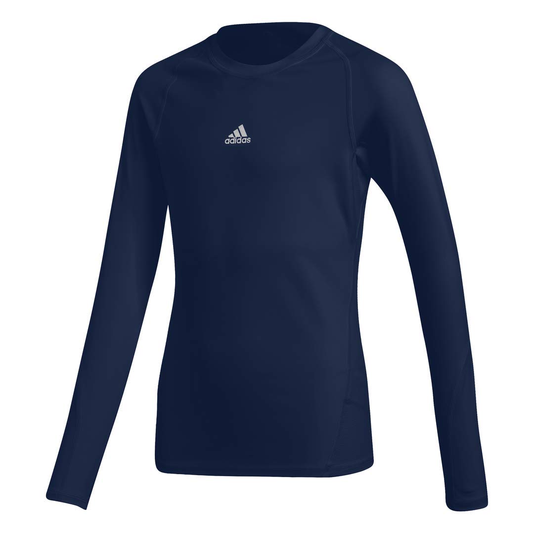 adidas unisex-youth Football Tee Dark Blue Large