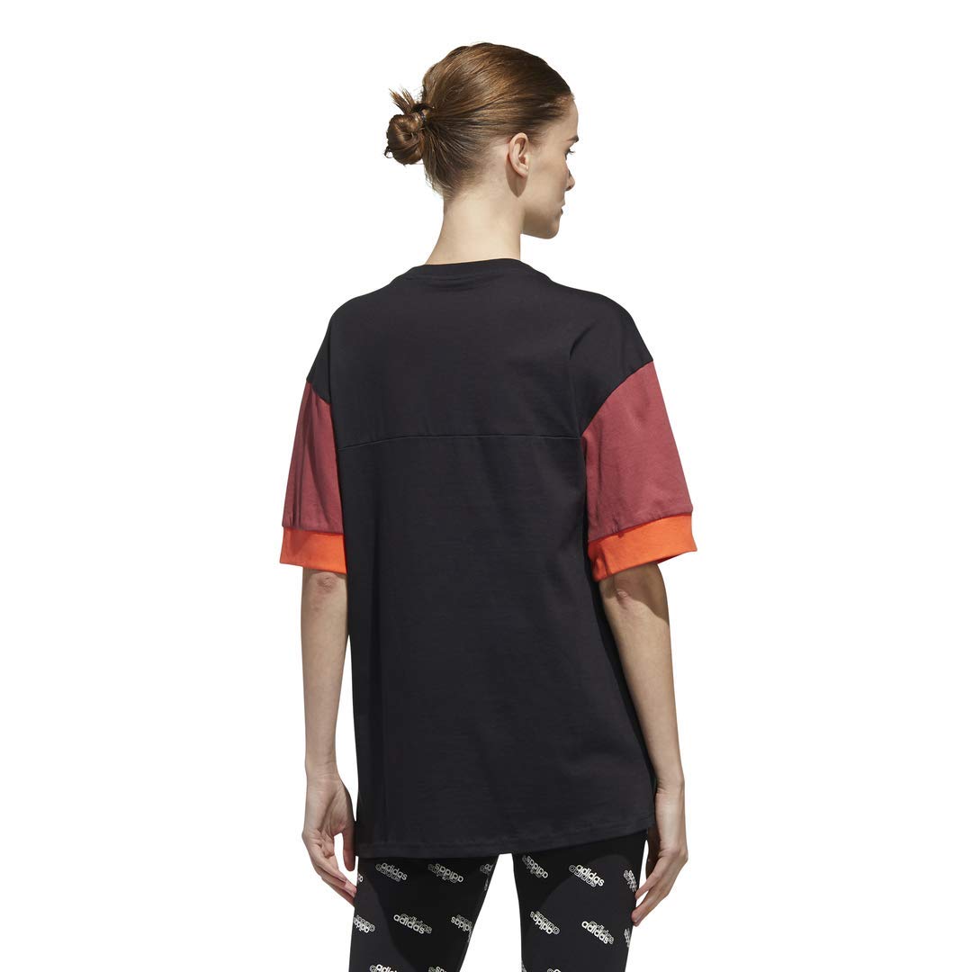 adidas womens New Authentic Tee Black Small