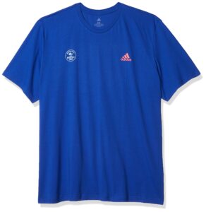 adidas mens error:#ref! t shirt, team royal blue, small us