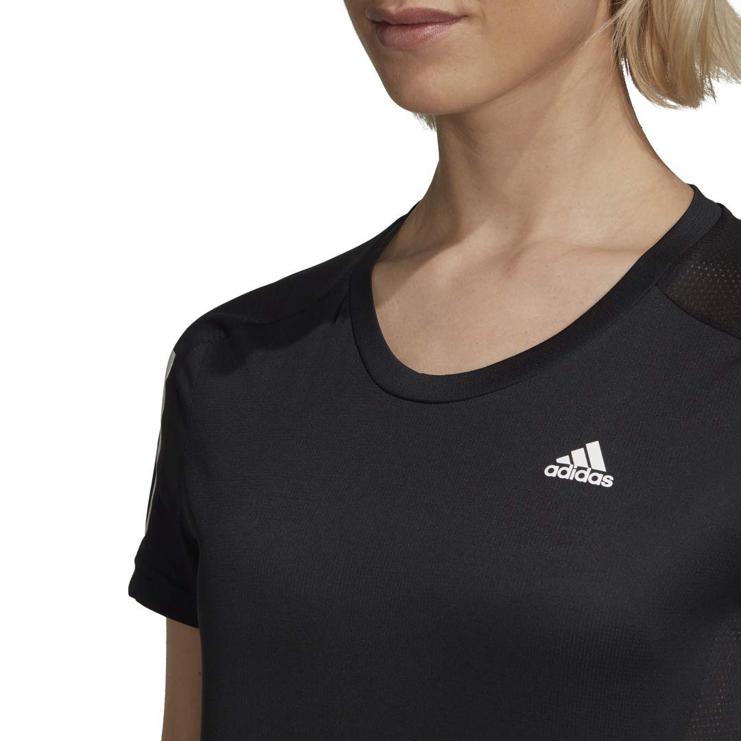 adidas Women's Own The Run Tee, Core Black, Small