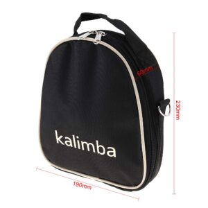 YiPaiSi Kalimba Storage Bag, 17/15/10 Keys Thumb Piano Mbira Case Shoulder Bag, Storage Bag for Kalimba Mbira Thumb Piano Carrying Case Handbag