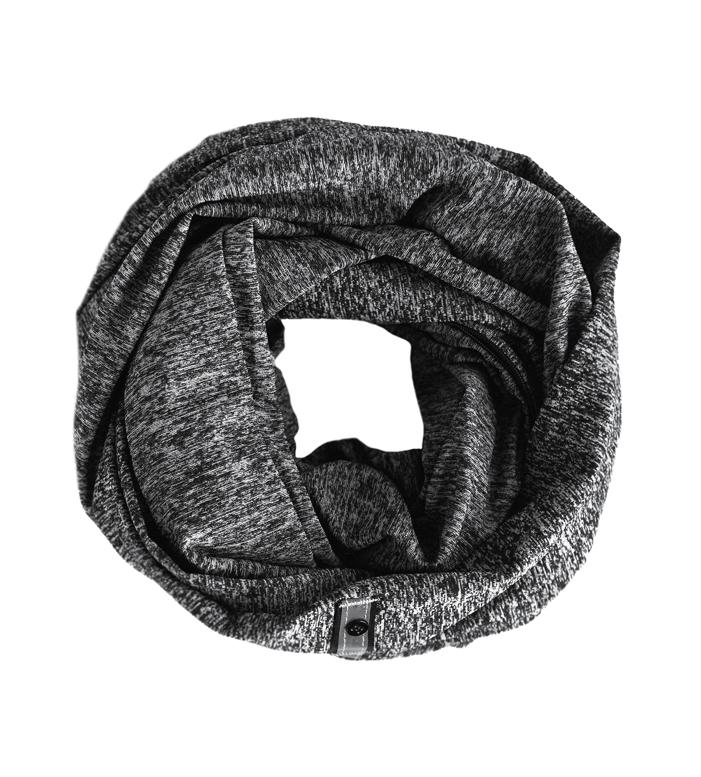 Zero Grid Infinity Fashion Scarf with Hidden Pockets Converts to Blanket and Wrap Perfect for Travel