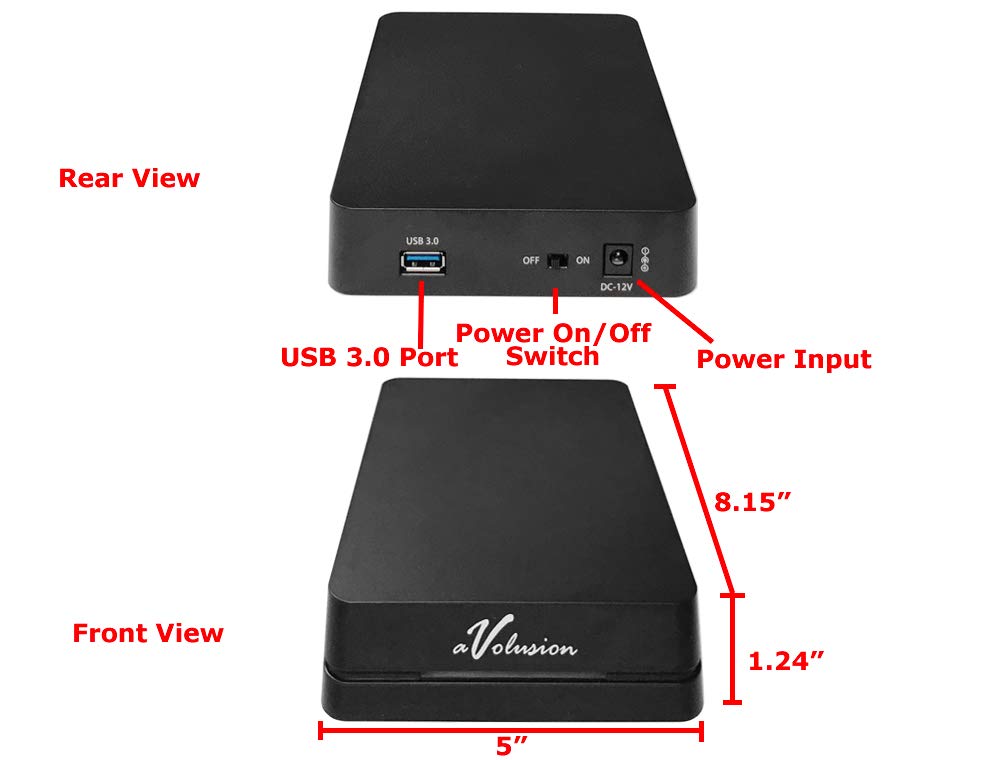 Avolusion HDDGear Pro 2TB (2000GB) 7200RPM 64MB Cache USB 3.0 External Gaming Hard Drive (for XBOX ONE X/S, Pre-Formatted) - 2 Year Warranty