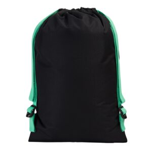 Speedo Unisex's Pool Bag, Black/Green Glow, One Size